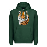 Sports Green Tiger Head Premium Hoodie - LillyAllenDesigns