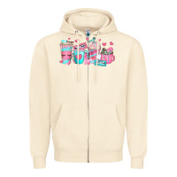 Sandshell lash hustler coffee cups Zipper Hoodie - texasbilliewilder
