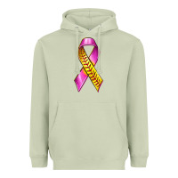 Matcha Breast Cancer Ribbon Softball Heavyweight Hoodie - texasbilliewilder