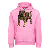 Fuchsia Pink Duroc Pig Urban Hoodie - LillyAllenDesigns