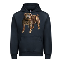 Navy Duroc Pig Urban Hoodie - LillyAllenDesigns