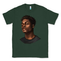Sports Green afro man Classic Tee - texasbilliewilder