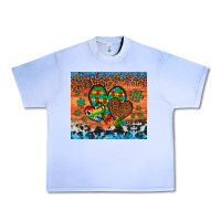 Grape Ice autism awareness hearts leopard cowhide Urban Heavy Tee - Artiststas