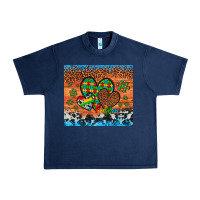 Navy autism awareness hearts leopard cowhide Urban Heavy Tee - Artiststas