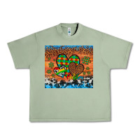 Oil Green autism awareness hearts leopard cowhide Urban Heavy Tee - Artiststas