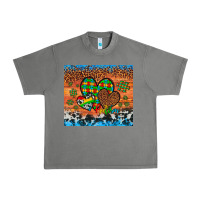 Tornado autism awareness hearts leopard cowhide Urban Heavy Tee - Artiststas