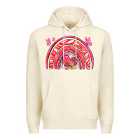 Sandshell valentines day rainbow with heart Premium Hoodie - NancyCooperArtShop