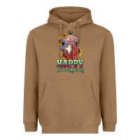 Toasted Coconut happy thanksgiving turkey Heavyweight Hoodie - RanaPortraitStore