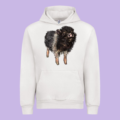 Baby Hampshire Pig Urban Hoodie Designed By Lillyallendesigns