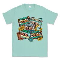 Seafoam 90s country casette tapes Classic Tee - texasbilliewilder
