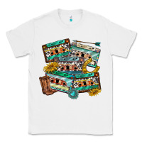 White 90s country casette tapes Classic Tee - texasbilliewilder