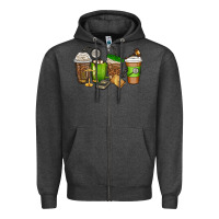 Lawyer Coffee Cups Zipper Hoodie | Teevron