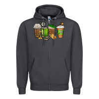 Smoke lawyer coffee cups Zipper Hoodie - texasbilliewilder