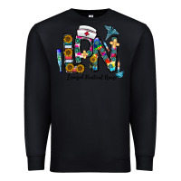Black lpn licensed practial nurse Premium Sweatshirt - CowhideDigitalArt