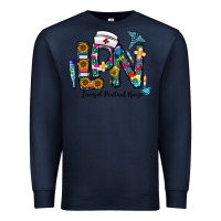 Navy lpn licensed practial nurse Premium Sweatshirt - CowhideDigitalArt
