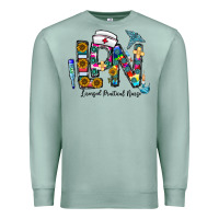 Seafoam lpn licensed practial nurse Premium Sweatshirt - CowhideDigitalArt