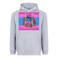 Heather Grey ohana stitch Heavyweight Hoodie - Zillion Design Studio