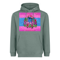 Sage ohana stitch Heavyweight Hoodie - Zillion Design Studio