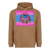 Toasted Coconut ohana stitch Heavyweight Hoodie - Zillion Design Studio