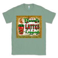 Sage flannels lattes leggings tumbler Classic Tee - BundleAndBundleShop