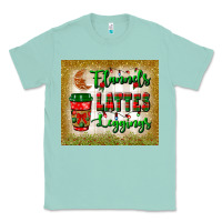 Seafoam flannels lattes leggings tumbler Classic Tee - BundleAndBundleShop