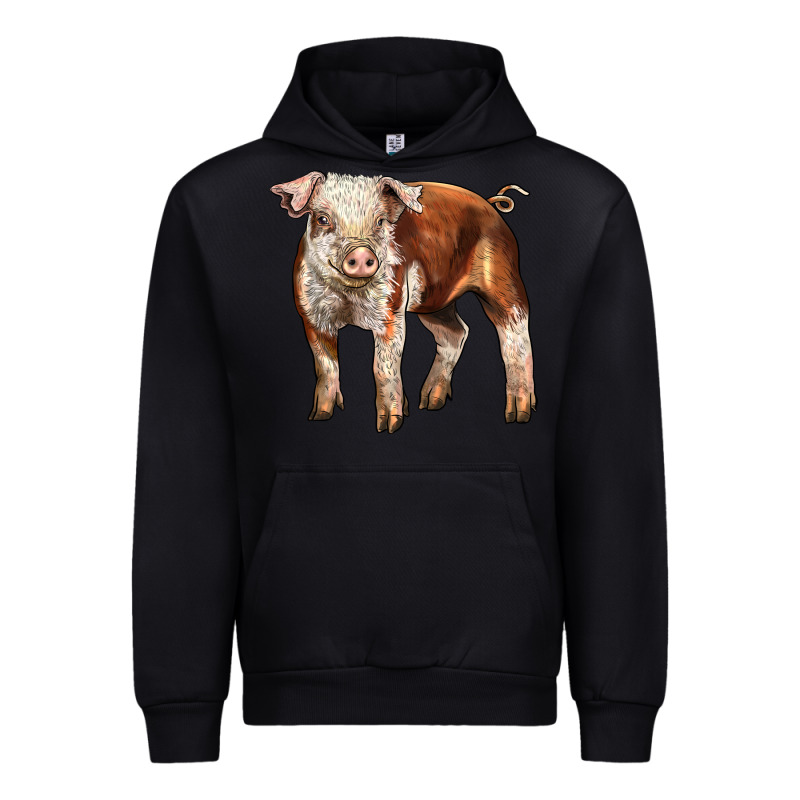 Baby Hereford Pig Urban Hoodie by LillyAllenDesigns | Teevron