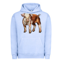 Pigment Grape Ice Baby Hereford Pig Urban Hoodie - LillyAllenDesigns