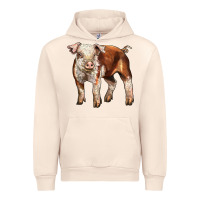 Sandshell Baby Hereford Pig Urban Hoodie - LillyAllenDesigns