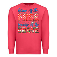 Cardinal home of the free because of the brave Premium Sweatshirt - HRA Design Shop