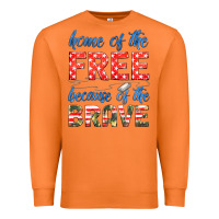 Carrot home of the free because of the brave Premium Sweatshirt - HRA Design Shop