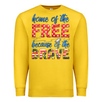 Lemon home of the free because of the brave Premium Sweatshirt - HRA Design Shop