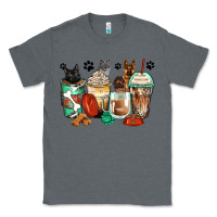 Charcoal Heather german shepherd black and grey cat coffee cups Classic Tee - Zillion Design Studio