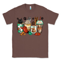 Chestnut german shepherd black and grey cat coffee cups Classic Tee - Zillion Design Studio