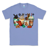 Colony Blue german shepherd black and grey cat coffee cups Classic Tee - Zillion Design Studio
