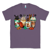 Lavender german shepherd black and grey cat coffee cups Classic Tee - Zillion Design Studio