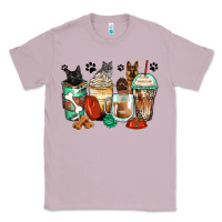 Lilac german shepherd black and grey cat coffee cups Classic Tee - Zillion Design Studio