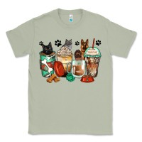 Matcha german shepherd black and grey cat coffee cups Classic Tee - Zillion Design Studio
