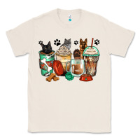 Natural german shepherd black and grey cat coffee cups Classic Tee - Zillion Design Studio