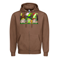 Chestnut tennis gnomes Zipper Hoodie - Zillion Design Studio