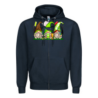 Navy tennis gnomes Zipper Hoodie - Zillion Design Studio