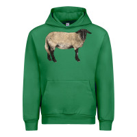 Emerald Suffolk Sheep Urban Hoodie - LillyAllenDesigns