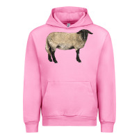 Fuchsia Pink Suffolk Sheep Urban Hoodie - LillyAllenDesigns