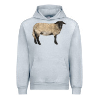 Heather Grey Suffolk Sheep Urban Hoodie - LillyAllenDesigns