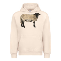 Sandshell Suffolk Sheep Urban Hoodie - LillyAllenDesigns