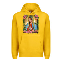 Lemon lady of guadalupe portrait Premium Hoodie - BarkalooDesign