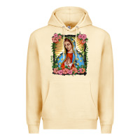 Pina Colada lady of guadalupe portrait Premium Hoodie - BarkalooDesign