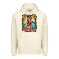 Tofu lady of guadalupe portrait Premium Hoodie - BarkalooDesign