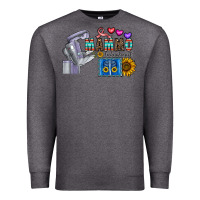 Charcoal Heather mammo technologist Premium Sweatshirt - CowhideDigitalArt