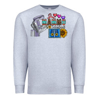 Heather Grey mammo technologist Premium Sweatshirt - CowhideDigitalArt