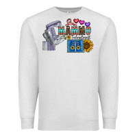 Oatmeal Heather mammo technologist Premium Sweatshirt - CowhideDigitalArt